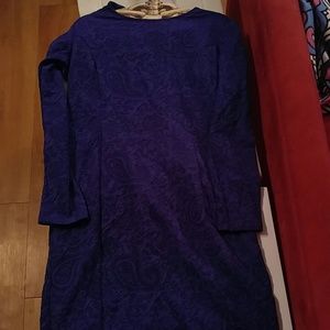 Dark purple sixties dress